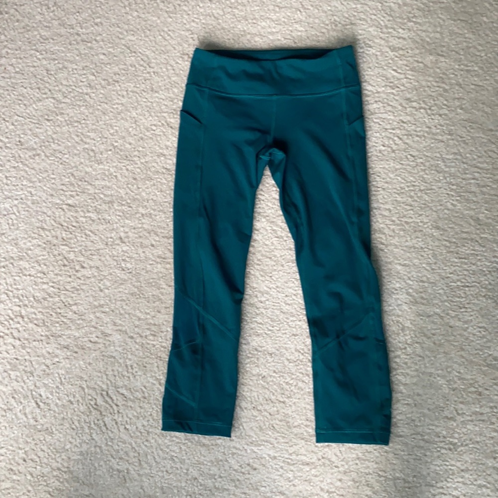 Emerald lululemon crop pant